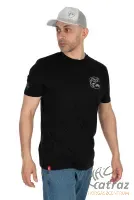 Fox Rage Limited Edition Zander Black T-Shirt Méret: 3XL - Süllő Mintás Horgász Póló