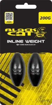 Black Cat Inline Wights 200g - Harcsázó Csúszóólom