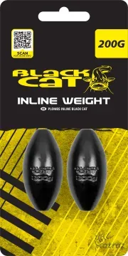 Black Cat Inline Wights 200g - Harcsázó Csúszóólom