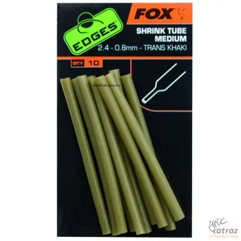 Fox Edges Zsugorcső Medium - Fox Schrink Tube Khaki Méret: 2,4mm-0,8mm
