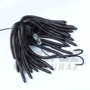 Madcat Worm Teaser 100g Black Kuttyogató Műcsali