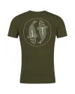 Korda Mandala T-Shirt – Dark Olive – M – Női Póló