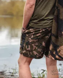 Fox Fekete Camo Fürdőnadrág Méret: L - Fox Black/Camo LW Swim Shorts Úszó Rövidnadrág