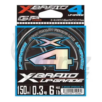 YGK X Braid Upgrade X4 150m PE 0.4 Fonott Zsinór