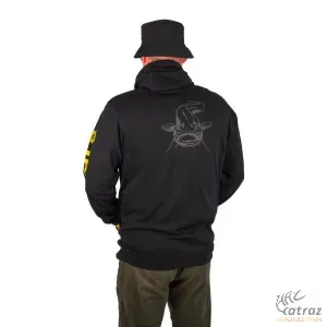 Black Cat Zipped Hoody S - BlackCat Horgász Pulóver