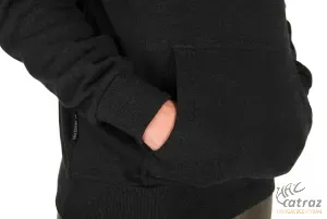 Fox Fekete Narancs Kapucnis Pulóver Méret: 2XL - Fox Collection Hoody B/O