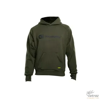 RidgeMonkey Apearel Dropback Microflex Hoody Green - RidgeMonkey Kapucnis Horgász Pulóver Zöld Méret: S