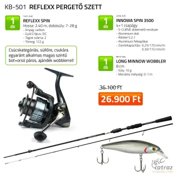 Nevis Reflexx Pergető Szett - Nevis Reflexx Pergető Bot + Nevis Innova Pergető Orsó