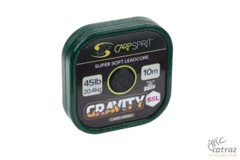 Előkezsinór CarpSpirit Gravity SSL Camo Green 10m 45lb