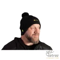 RidgeMonkey Apearel Beanie Bobble Fekete - RidgeMonkey Bojtos Téli Sapka