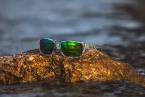 Strike King SK Pro Crystal Clear Frame Multi Layer Green Mirror - Strike King Horgász Napszemüveg