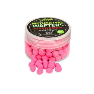 Stég Method Pro Wafters 6-7mm Strawberry-Halibut - Stég Halas-Eper Wafter Csali