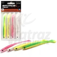 Savage Gear Slender Scoop Shad Mix 9cm 4g Dark Water - Gumihal Válogatás Zavaros Vízre