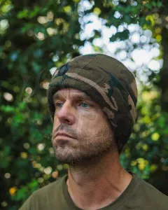Fox Camo Sherpa Tec Beanie - Fox Terepmintás Téli Sapka