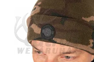Fox Camo Sherpa Tec Beanie - Fox Terepmintás Téli Sapka
