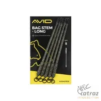 Avid Carp Bag Stem Long - Hosszú Szár Forgóval PVA Tasakhoz 5 db/cs