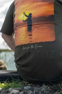 Korda Sunrise Tee Black – M – Horgász Póló