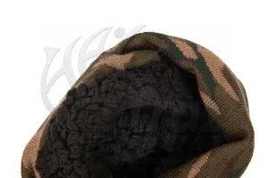 Fox Camo Sherpa Tec Beanie - Fox Terepmintás Téli Sapka