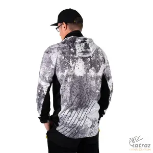Black Cat Sun Jersey 2XL - Black Cat UV Álló Kapucnis Felső
