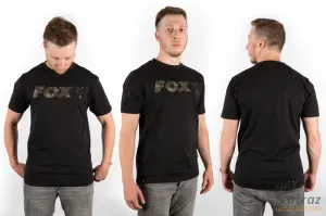 Fox Black Camo Print Póló Méret:M - Fox Fekete Camo Póló