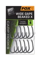 Fox Wide Gape Beaked X – 2 – Erősített Pontyozó Horog