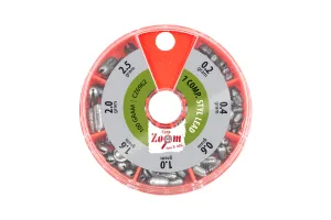 Carp Zoom Styl Ólom Készlet 7 Rekeszes - Carp Zoom Hengeres Sörétólom