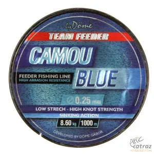 By Döme Camou Blue 0,20mm Method Feeder Zsinór 1000m - By Döme Team Feeder Horgász Zsinór
