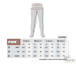 Fox WC Leggings - Fox Női Testnadrág