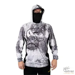 Black Cat Sun Jersey 3XL - Black Cat UV Álló Kapucnis Felső