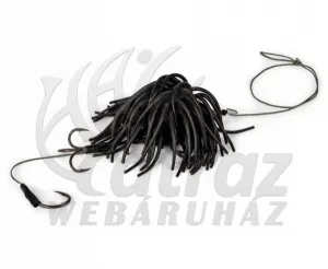 Black Cat Real Worm Teaser Black Red Flash 120g – Vertikális Harcsa Csali