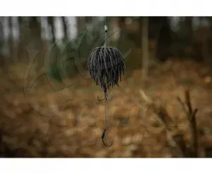 Black Cat Real Worm Teaser Black Red Flash 160g – Vertikális Harcsa Csali