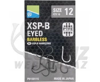 Preston XSP-B Eyed - 12 - Preston feeder horog