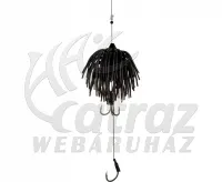 Black Cat Real Worm Teaser Black Red Flash – Vertikális Harcsa Csali