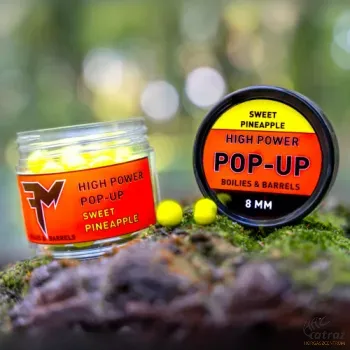 Feedermánia High Power Pop-Up 8mm Sweet Pineapple Boilies & Barrels - Feedermánia Pop-Up Csali