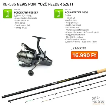 Nevis Pontyozó Feeder Szett - Feeder Horgász Szett