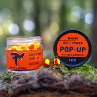 Feedermánia High Power Pop-Up 8mm Mango Boilies & Barrels - Feedermánia Pop-Up Csali