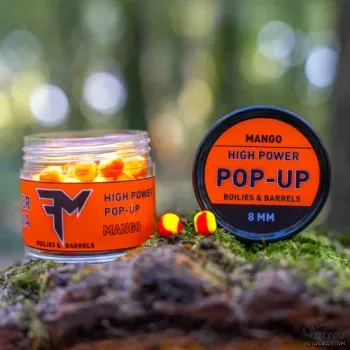 Feedermánia High Power Pop-Up 8mm Mango Boilies & Barrels - Feedermánia Pop-Up Csali