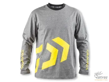 Daiwa Ruházat D-Vec T-Shirt LS Grey/Yellow Méret:M