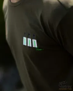 Korda LE Bobbin Tee Olive Méret: 4XL - Korda Olíva Bobbin Mintás Horgász Póló