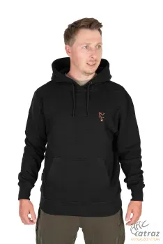 Fox Fekete Narancs Kapucnis Pulóver - Fox Collection Hoody B/O