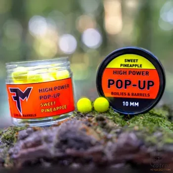 Feedermánia High Power Pop-Up 10mm Sweet Pineapple Boilies & Barrels - Feedermánia Pop-Up Csali