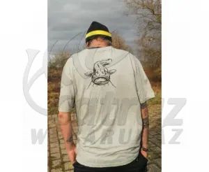 Black Cat Grey Marl T-Shirt – 2XL