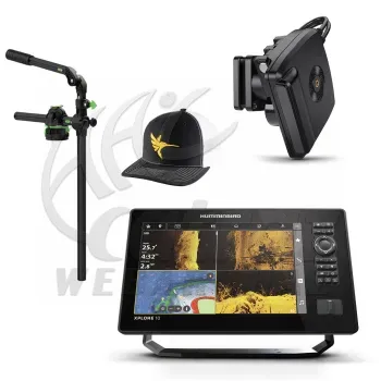 Humminbird Szonár Készlet - Humminbird Mega Live 2 + Humminbird Xplore 10 + Railblaza HEXX Live Pole 30 + Baseball Sapka