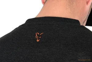 Fox Fekete Narancs Póló Méret: S - Fox Collection T Black Orange