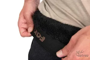Fox Fekete Narancs Bélelt Horgász Nadrág Méret: M - Fox Collection Sherpa Jogger Black/Orange