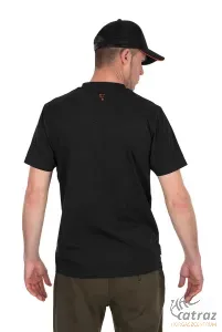 Fox Fekete Narancs Póló Méret: S - Fox Collection T Black Orange