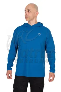 Fox Rage Blue Hooded T - Kapucnis felső