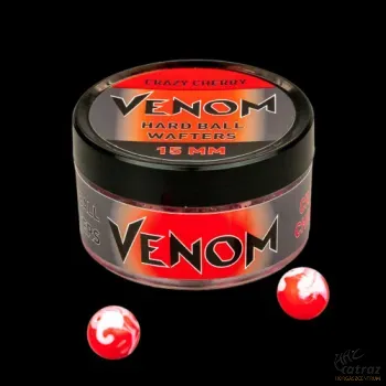 Venom Hard Ball Wafters 15 mm Crazy Cherry - Venom Wafter Csali