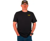 Black Cat Chase Dreams Black Tee 2XL - Harcsázó Horgász Póló