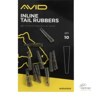 Avid Carp Inline Tail Rubbers - Avid Carp Szilikon Zárósapka 10 db/cs